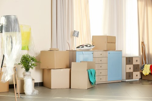 Man and van loading items for a home move in Haringey