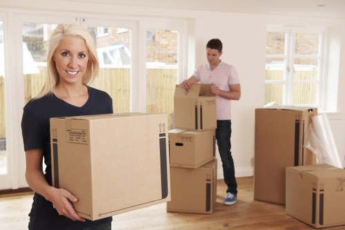 Careful loading of household items for a Haringey relocation