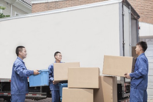 Removal team planning a local move in Haringey street with loading access