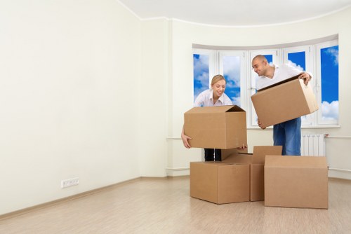 Man and van moving service in Haringey with local residential streets