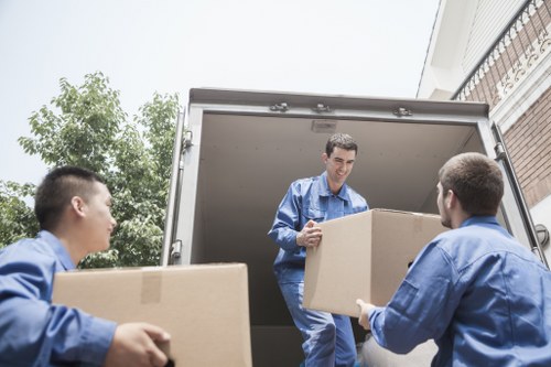 Illustration of a moving team reviewing a customer complaint form