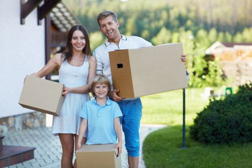 Packing and loading support for a Haringey move