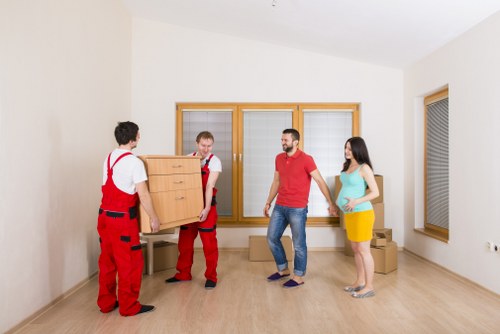 Large removal vehicle for residential and business moves in Haringey